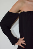 Top with cold shoulder, Tops,  Cocktail Black