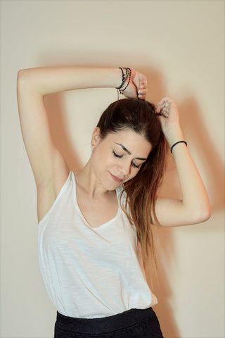 Classic White Tank Top, Tops,  Cocktail Black