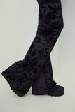 The Velvet Flare Pants in Black, pants & jeans,  Cocktail Black