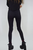 High Waisted Ripped Jeans in Black, pants & jeans,  Cocktail Black