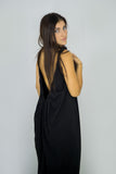 Maxi Dress with Open Back, Dresses & Rompers,  Cocktail Black